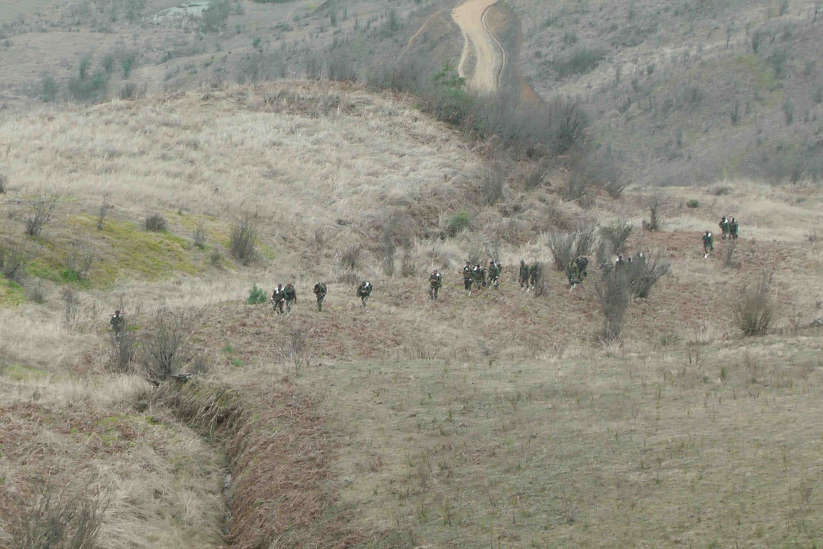Indian Army-Units on patrol in Kashmir  