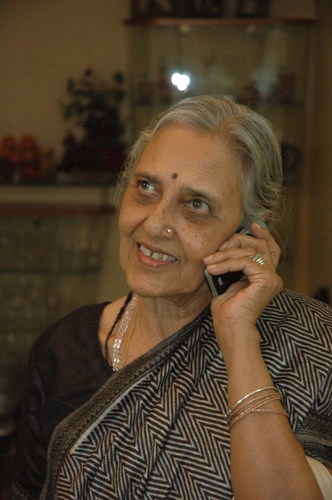 Mrs Veena Chaturvedi; age 75; 