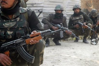 Indian Army-Units in an Ant-Terrorist encounter in Kashmir 