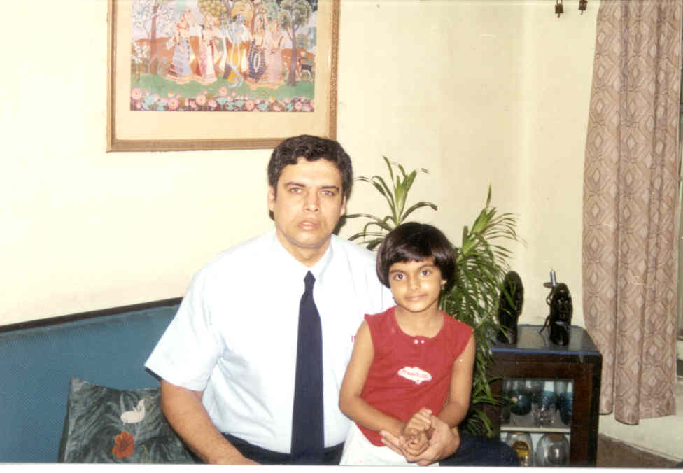 Me and my young niece Anushka (Guddu's daughter)  